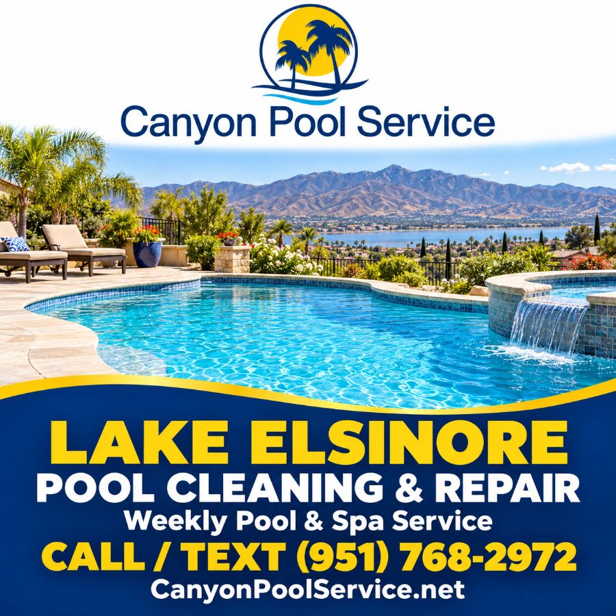 Pool cleaning and repair in Lake Elsinore, CA – Canyon Pool Service