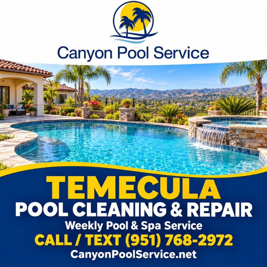 Pool cleaning and repair in Temecula, CA – Canyon Pool Service